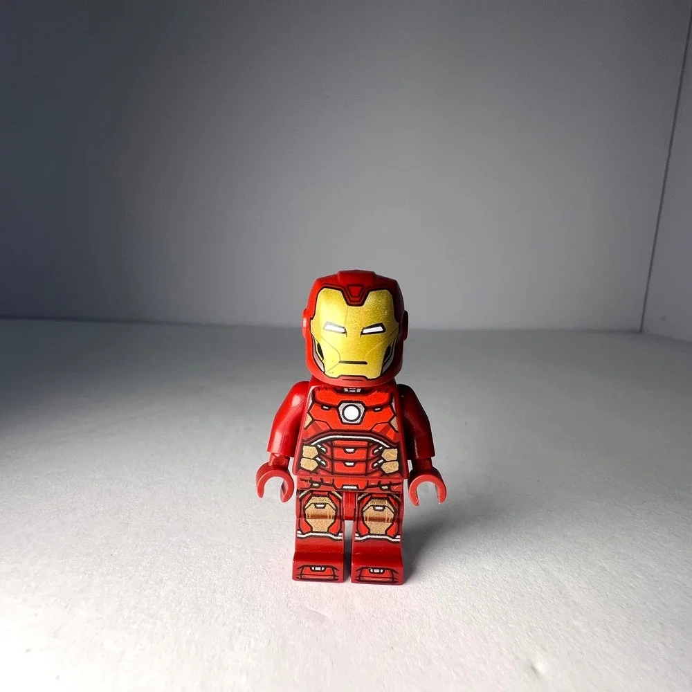 LEGO Iron Man Minifigure sh649 Red Gold Marvel Avengers Super Hero Disney MCU